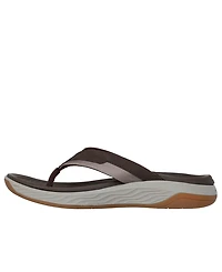 Skechers Men's Relaxed Fit: Silva - Falco Casual Thong Sandals from Finish Line