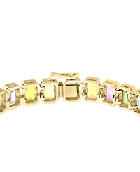 Effy Multi-Gemstone Flex Bracelet (25-1/2 ct. t.w.) in 14k Yellow Gold-Plated Sterling Silver