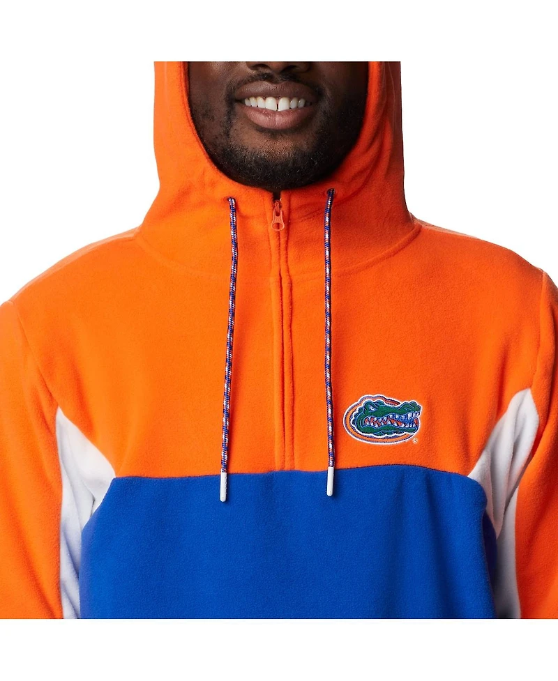 Columbia Men's Royal Florida Gators Lodge Quarter-Zip Hoodie
