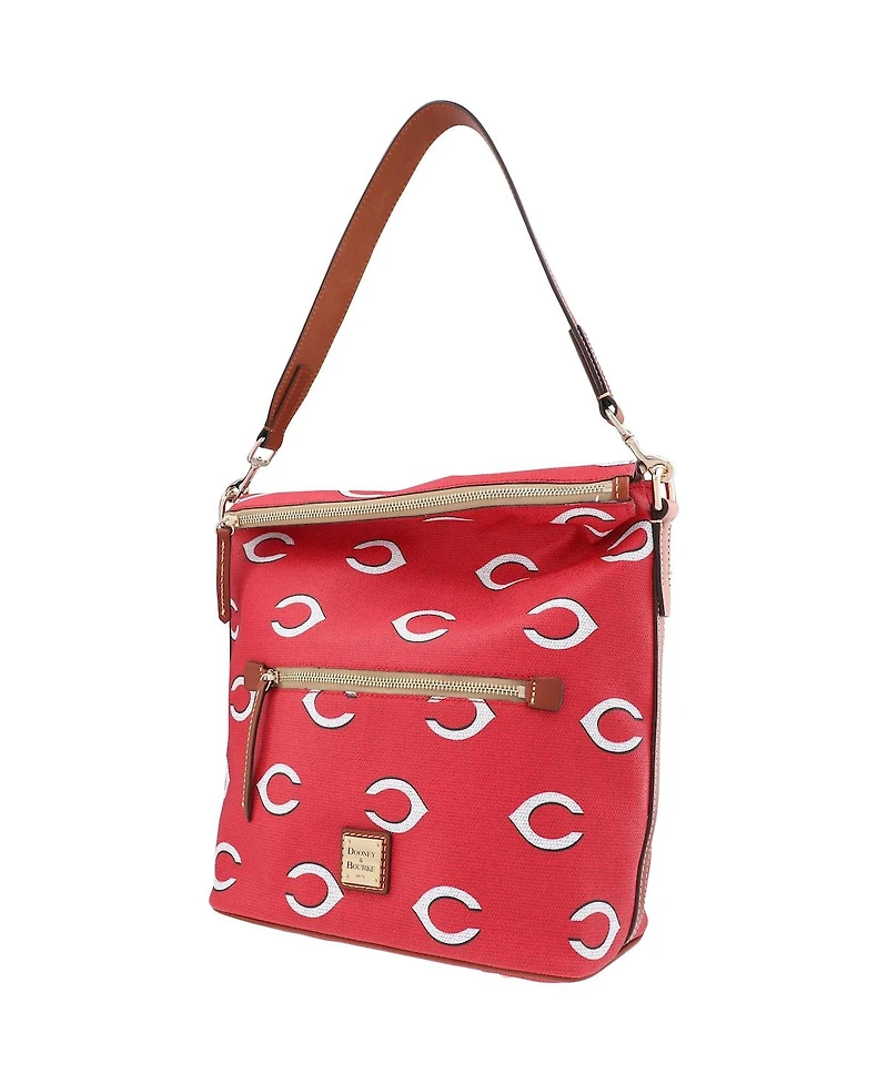 Dooney & Bourke Cincinnati Reds Sporty Monogram Large Shoulder Bag