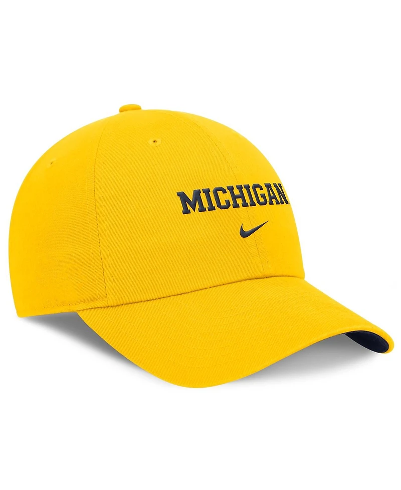 Nike Men's Maize Michigan Wolverines Club Adjustable Hat