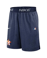 Nike Men's Navy Houston Astros Authentic Collection Performance Knit Shorts