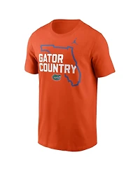 Jordan Men's Orange Florida Gators Campus Local T-Shirt