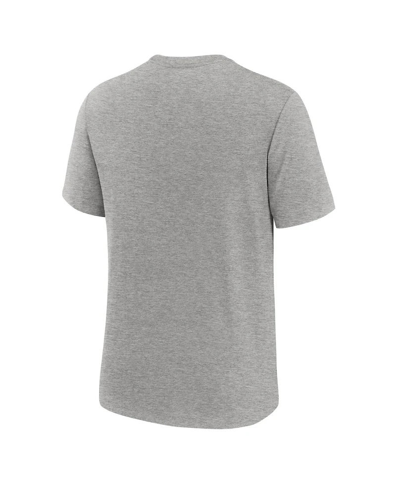 Nike Men's Heather Gray Houston Astros Cooperstown Collection Retro Tri-Blend T-Shirt