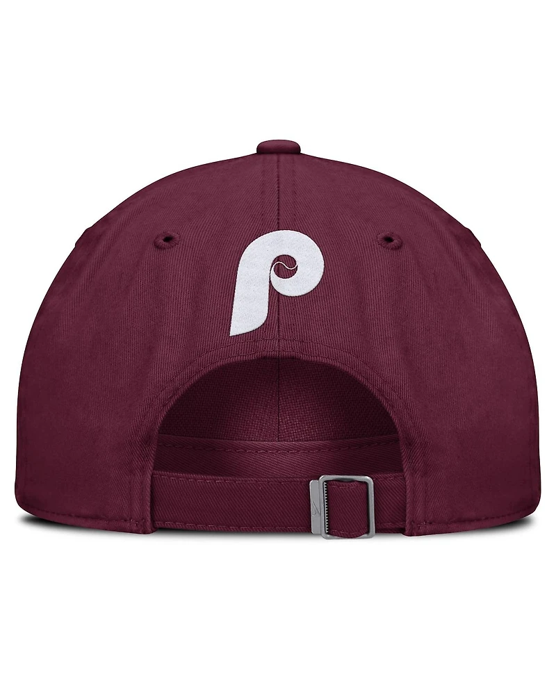 Nike Women's Burgundy Philadelphia Phillies Club Adjustable Hat