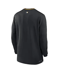 Nike Men's Black Pittsburgh Pirates Authentic Collection Performance Half-Zip Top