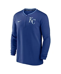 Nike Men's Royal Kansas City Royals Authentic Collection Performance Half-Zip Top