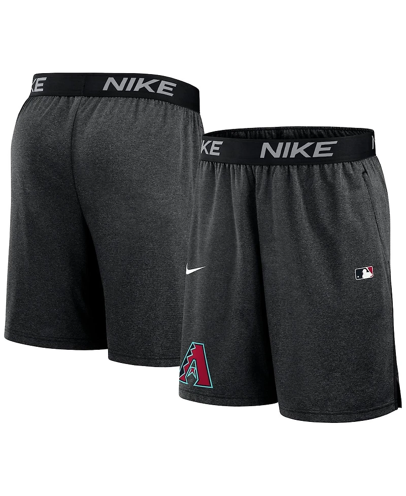 Nike Men's Black Arizona Diamondbacks Authentic Collection Performance Knit Shorts