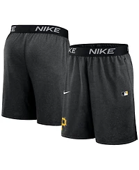 Nike Men's Black Pittsburgh Pirates Authentic Collection Performance Knit Shorts