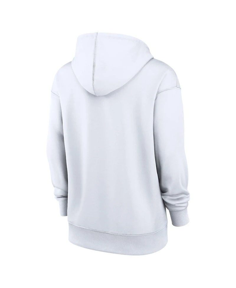 Nike Women's White San Diego Padres Authentic Collection City Connect Performance Pullover Hoodie