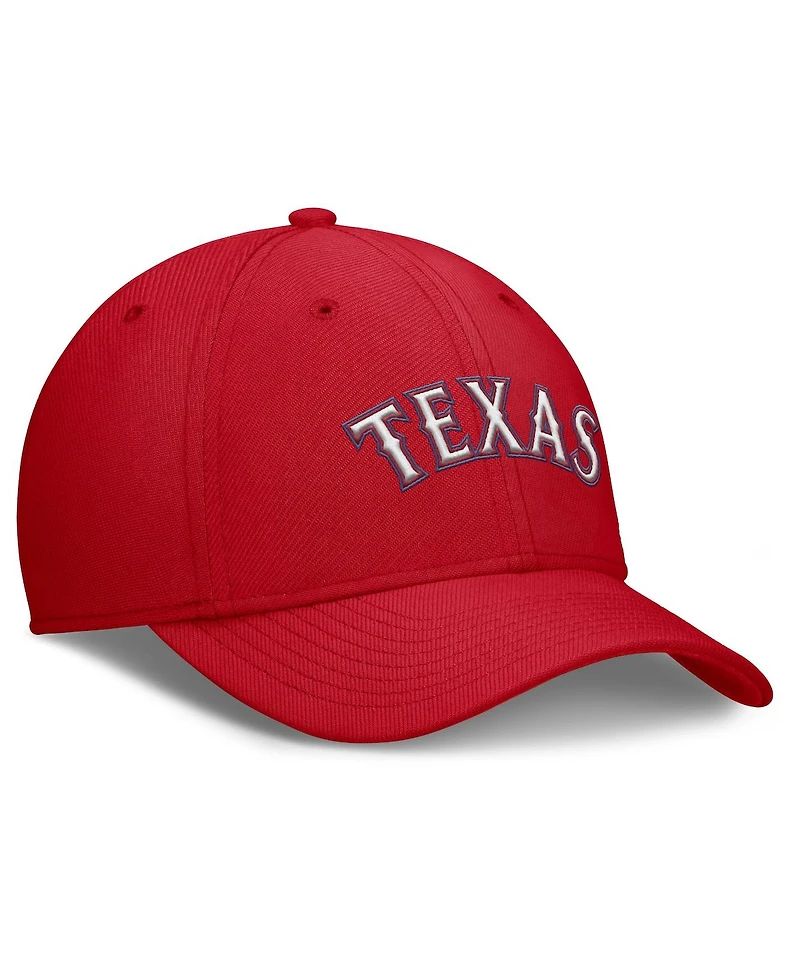 Nike Men's Red Texas Rangers Rise Performance Flex Hat