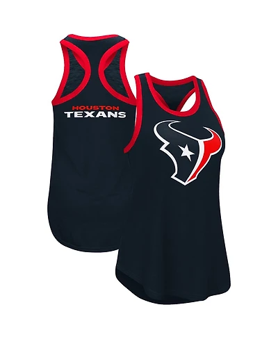 G-iii 4Her by Carl Banks Women's Navy Houston Texans Tater Racerback Tank Top