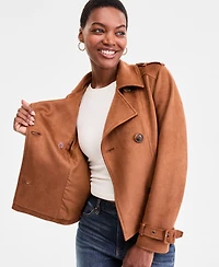 Steve Madden Women's Belted Faux-Leather Jacket