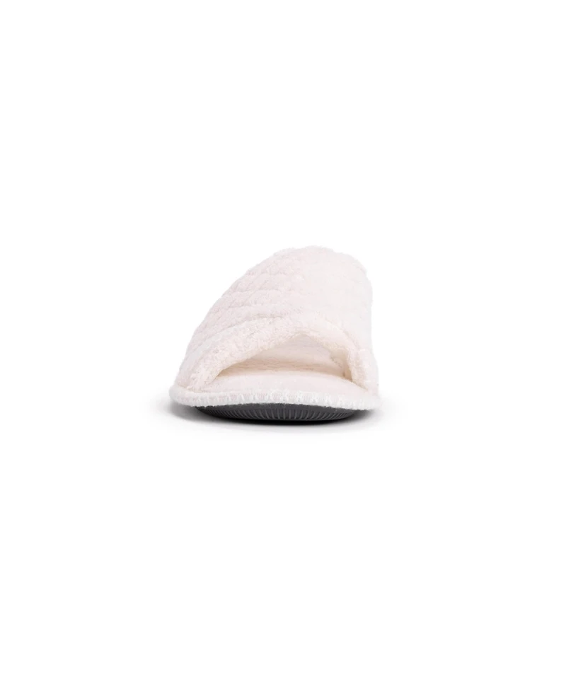 Muk Luks Women's Sally Open Toe Scuff Slippers