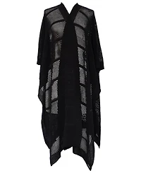 Lauren Ralph Open Knit Ruana