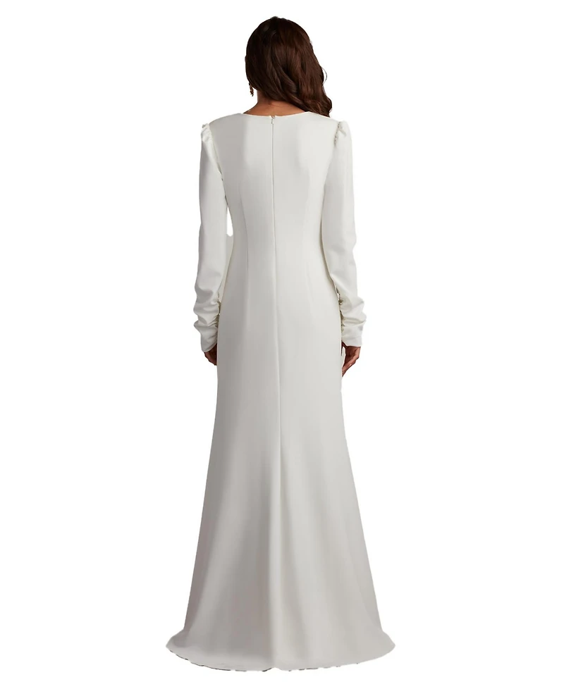 Tadashi Shoji Women's Bates Twist-Front Gown