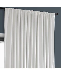 Half Price Drapes Extra Wide Heritage Plush Velvet Room Darkening Curtain