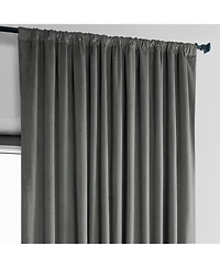 Half Price Drapes Extra Wide Heritage Plush Velvet Room Darkening Curtain