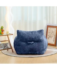 Oversized Bean Bag Chair for Adults with Armrests, Corduroy Sofa Seat Living Room, Bedroom or Dorm-The Pop Home