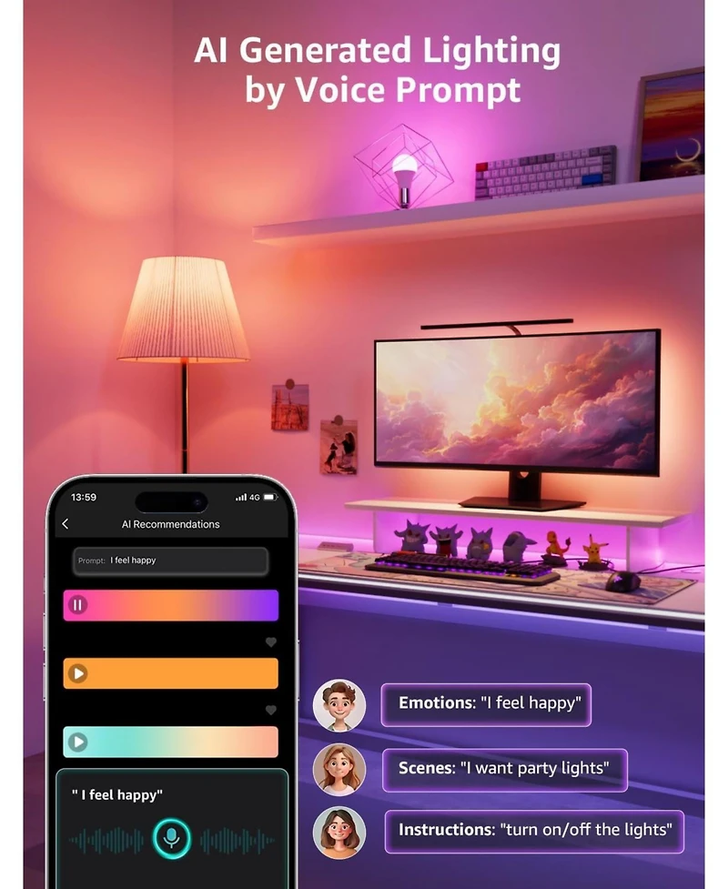 Lepro B1 Ai Smart Light Bulbs