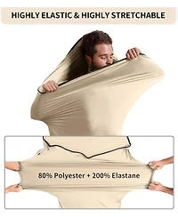 Naturehike Hut Sleeping Bag Ultralight Sleeping Bag Liner only 390g High Elasticity Travel Sleeping Bag with Small Pack Size for Backpacking