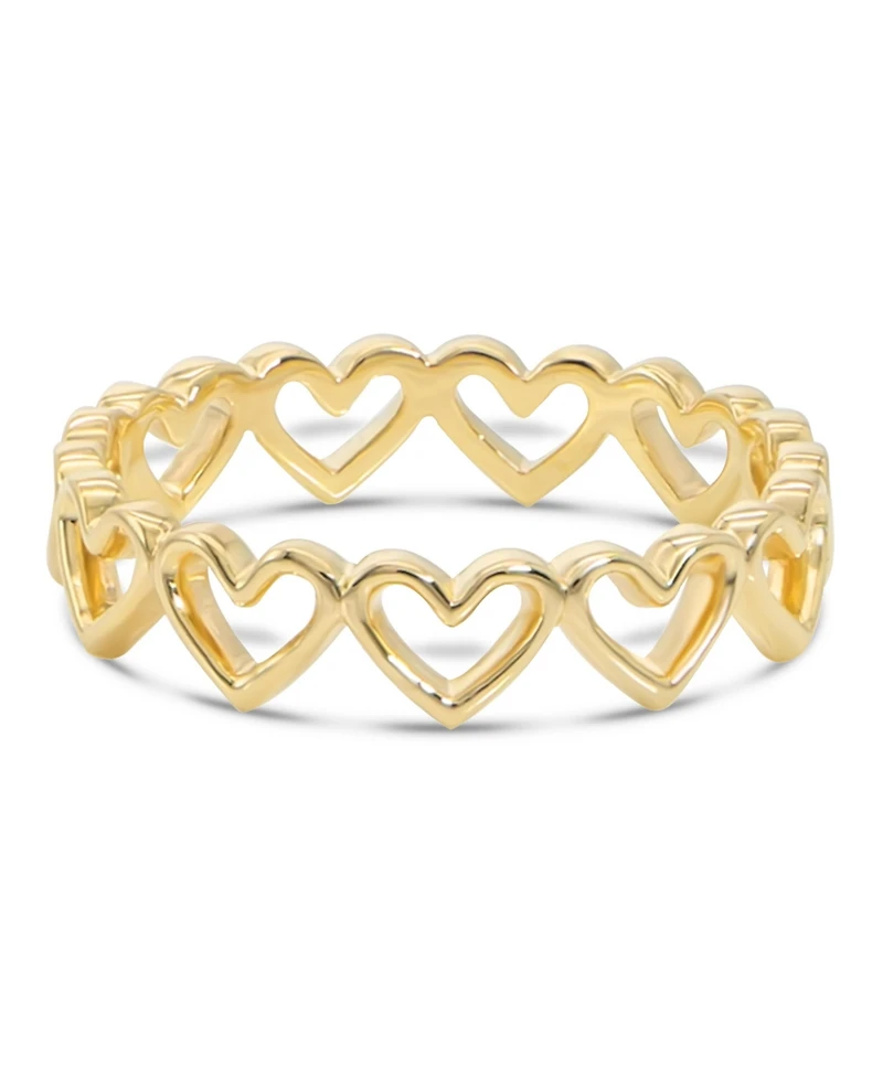 Devata Sweet Heart Ring in 14K Gold, Size 9, approx. 2.6 grams