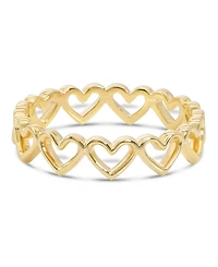 Devata Sweet Heart Ring in 14K Gold, Size 9, approx. 2.6 grams