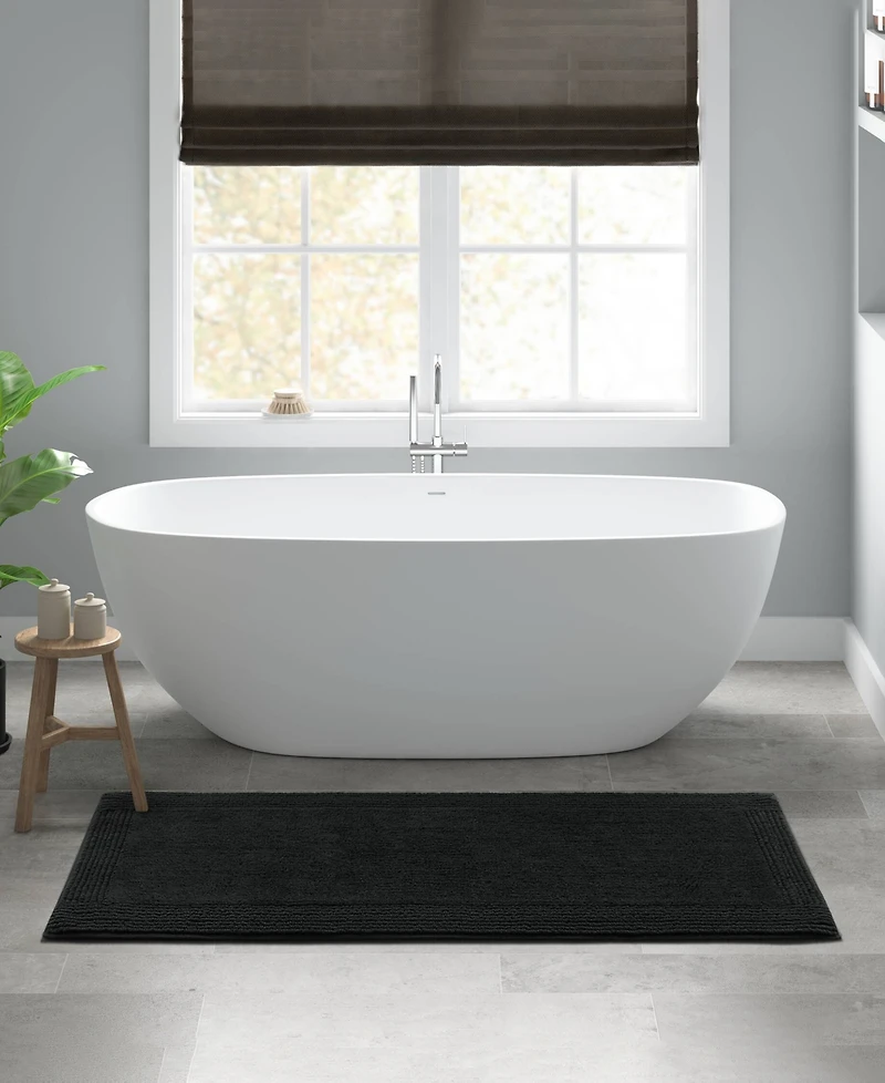 Madison Park Signature Splendor Reversible Tufted Cotton Bath Rug