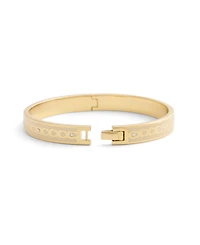 Coach Signature Faux Stone C Enamel Bangle Bracelet