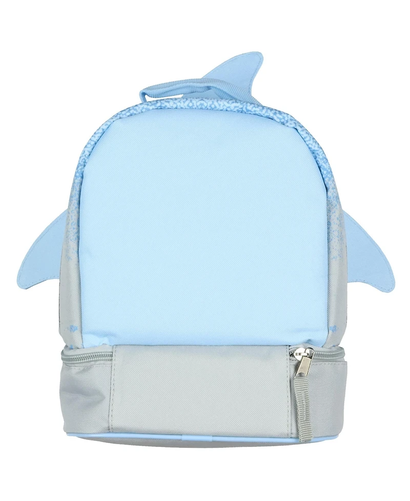 Monster Jam Lunchbox Megalodon 3D Fins Dual Compartment Insulated Bag