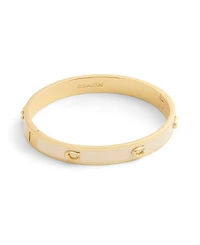 Coach Signature Pegged Enamel Bangle Bracelet