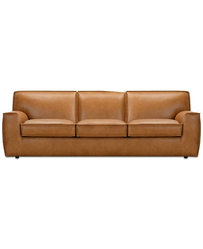 Glympton 98" Leather Sofa, Exclusively at Macy's