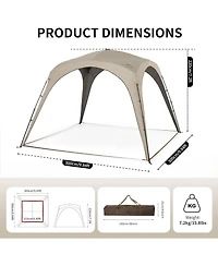 Naturehike Cloud Boundar Camping Sun Shelter, 60S Easy Setup Instant Pop up Canopy Tent for Sporting Events, Tailgating, Camping, Outdoor Activities