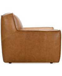 Glympton 44" Leather Arm Chair, Exclusively at Macy's