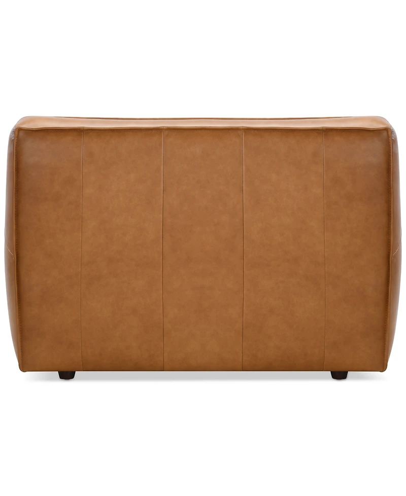 Glympton 53" Leather Arm Chair, Exclusively at Macy's