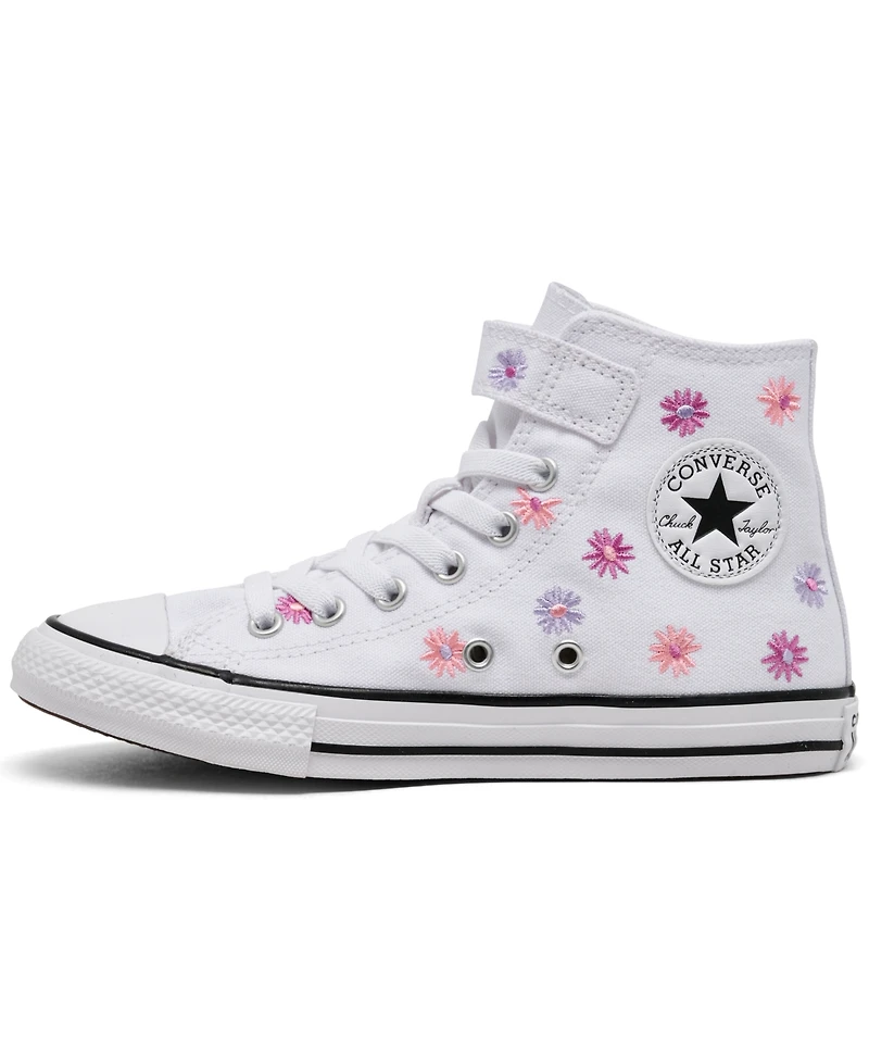 Converse Little Girls Chuck Taylor All Star Florals High Top Casual Sneakers from Finish Line