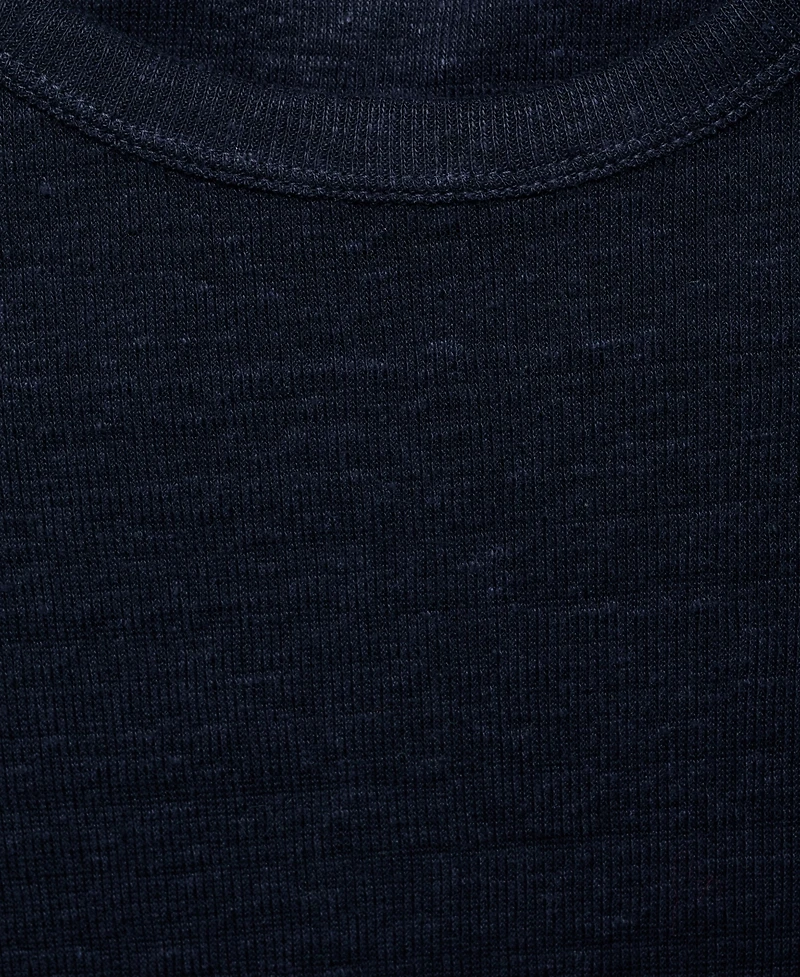 Mango Women's Short-Sleeved Linen T-Shirt