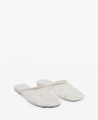 Mango Women's Embroidered Mesh Shoes