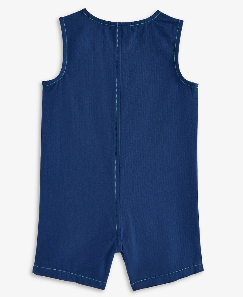 First Impressions Baby Boys Turtle Pocket Cotton Sunsuit, Exclusively at Macy's