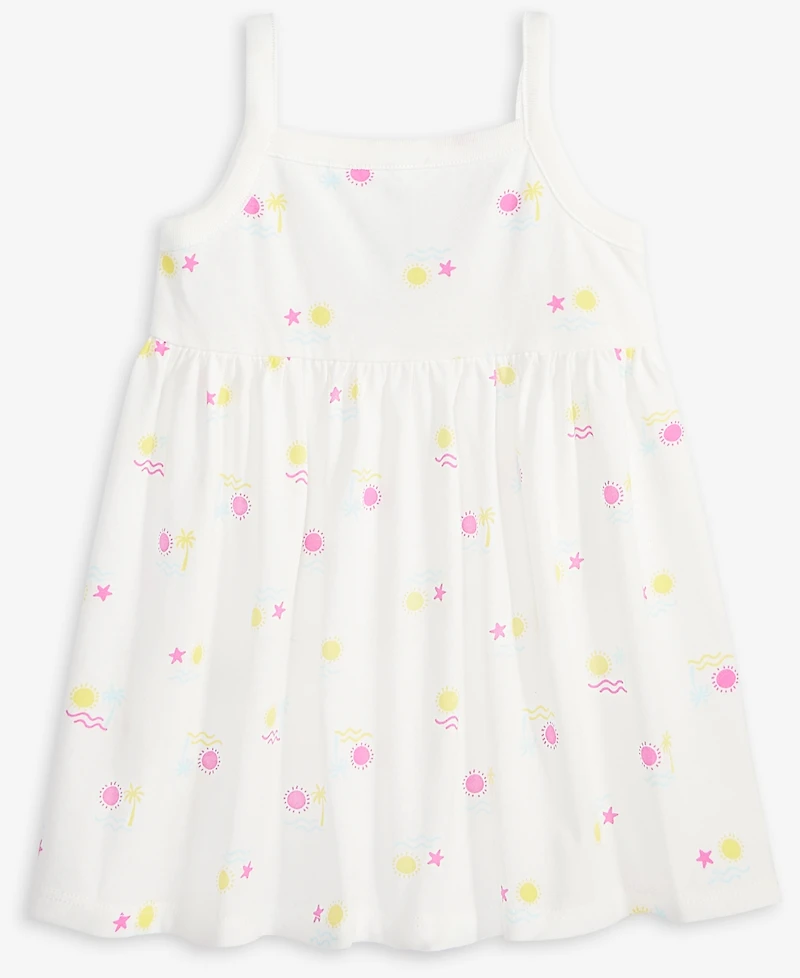 First Impressions Baby Girls Beach Printed Dress, Exclusively at Macy's