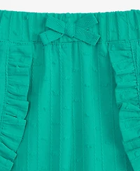 First Impressions Baby Girls Clip-Dot Cotton Shorts