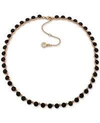 Anne Klein Gold-Tone Floating Color Stone Collar Necklace, 16" + 3" extender