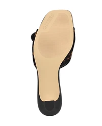 Guess Women's Dista Buckle Kitten Heel Sandals