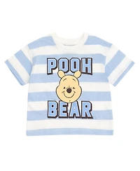 Winnie the Pooh Boys Disney Mickey Mouse Toy Story Cars Lion Guard Moana Luca Firebuds 2 Pack T-Shirts