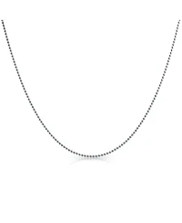 Bling Jewelry 150 Gauge Strong .925 Sterling Silver Shot Bead Ball Chain Necklace 16 18 20 24 Inch Nickle-Free Made In Italy