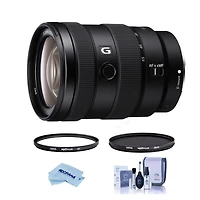 Sony E 16-55mm f/2.8 G Lens, Bundle with Hoya Nxt Plus 67mm Uv+Cpl Filter Kit, Cleaning Kit, Cleaning Cloth