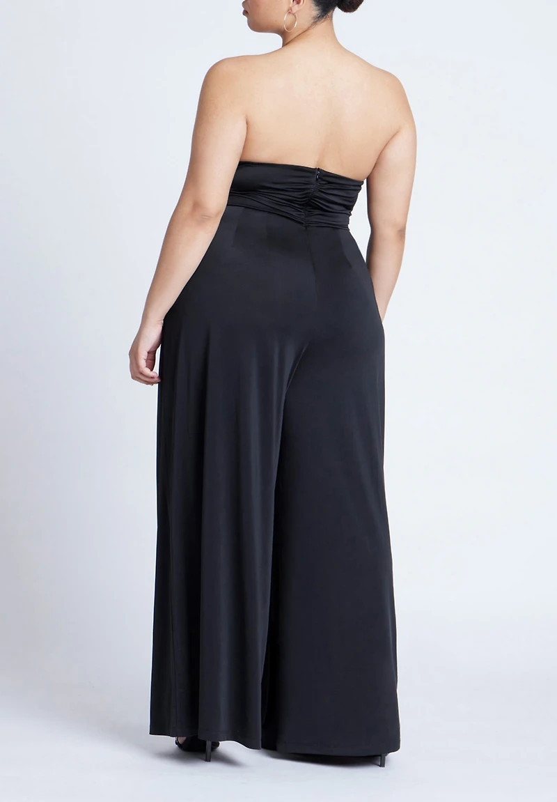 Eloquii Women's Twist Detail Jumpsuit With Cutout