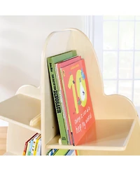 Guidecraft EdQ Reading Tree - Natural: Wooden Standing Bookshelf for Kids', Book Rack Toys and School Supplies Homeschool