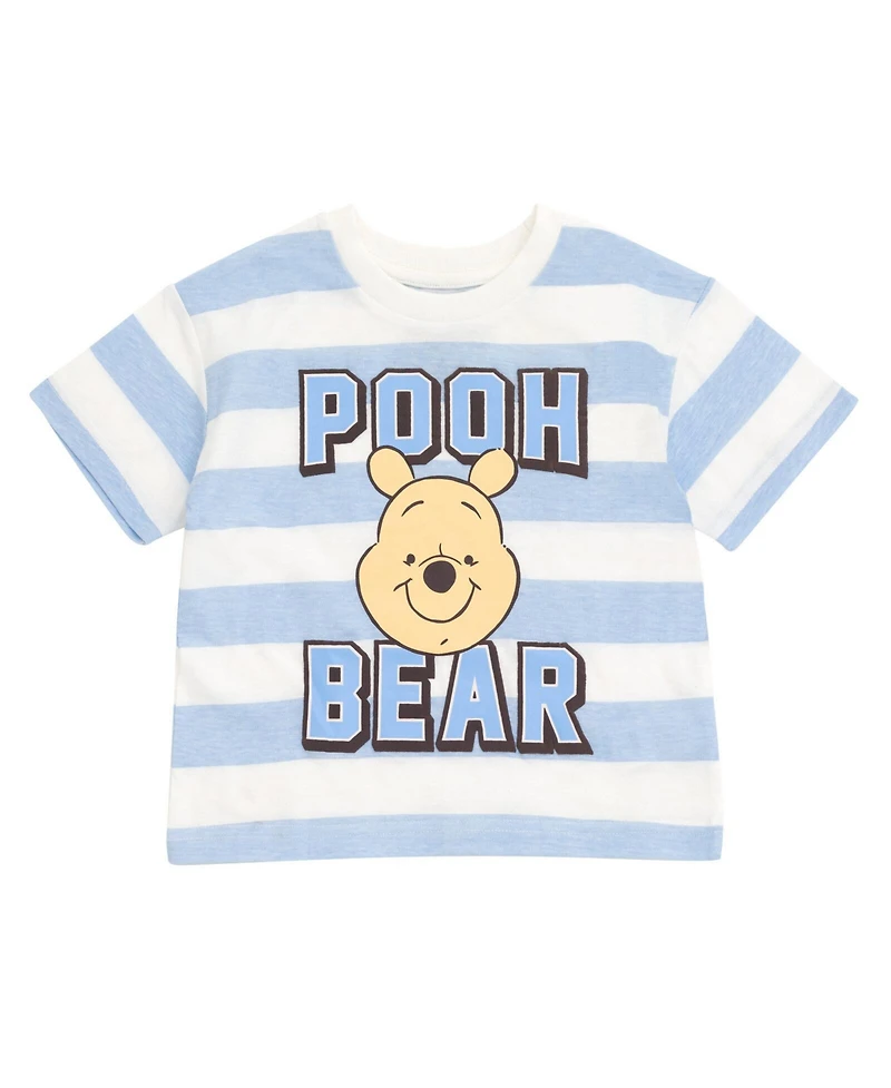 Winnie the Pooh Toddler Boys Disney Mickey Mouse Toy Story Cars Lion Guard Moana Luca Firebuds 2 Pack T-Shirts