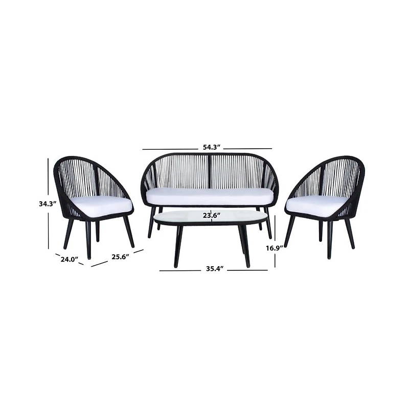 Halcott 4PC Living Set